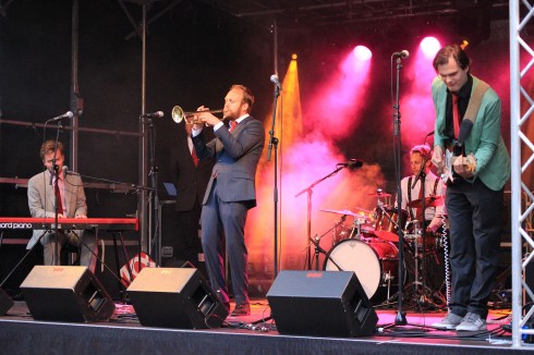 Foto Andor Heij. Muziek op het Waagplein