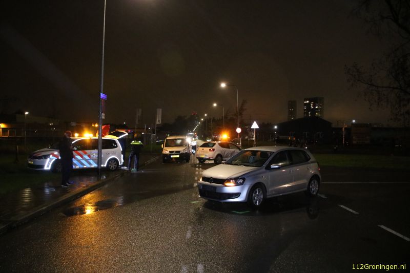 Verkeersregelaar Gewond Na Ongeval Met Drie Autos Oog Groningen